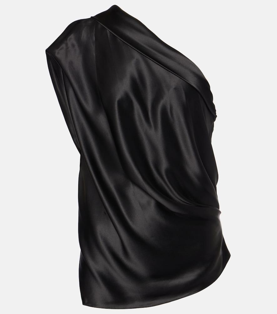 the sei asymmetric silk top