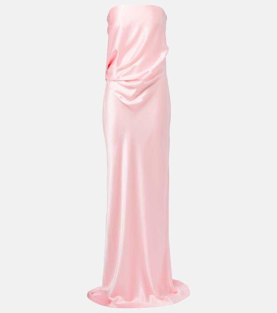 the sei draped silk gown