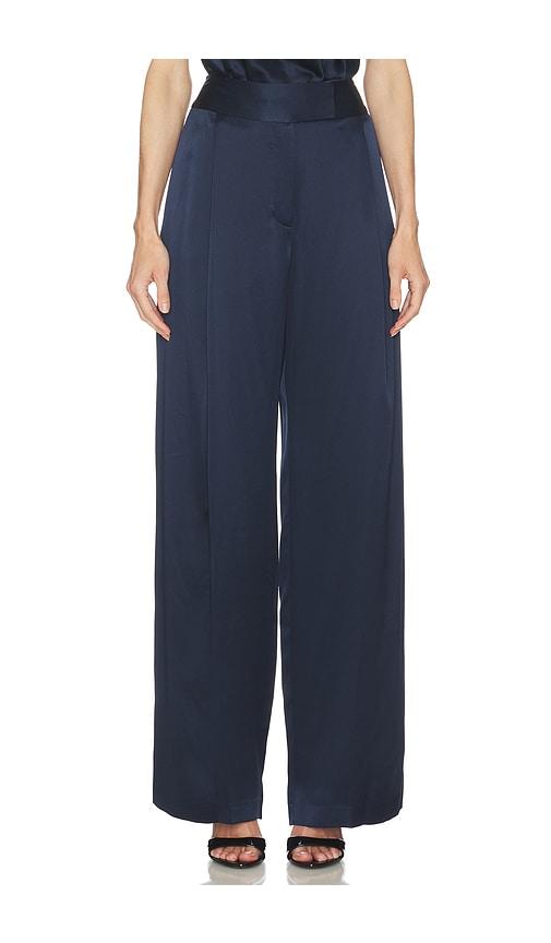 the sei relaxed trouser in navy.