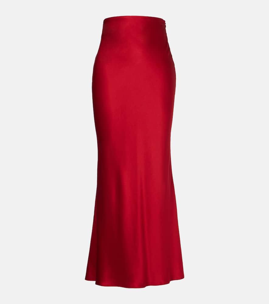 the sei silk charmeuse maxi skirt