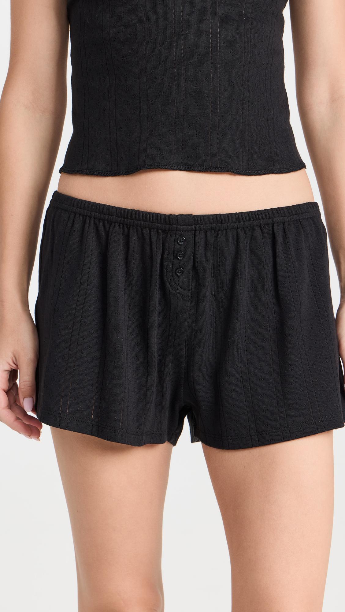 the shorts: pointelle