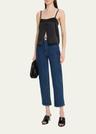 the silk button cami top