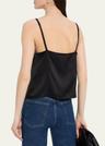 the silk button cami top