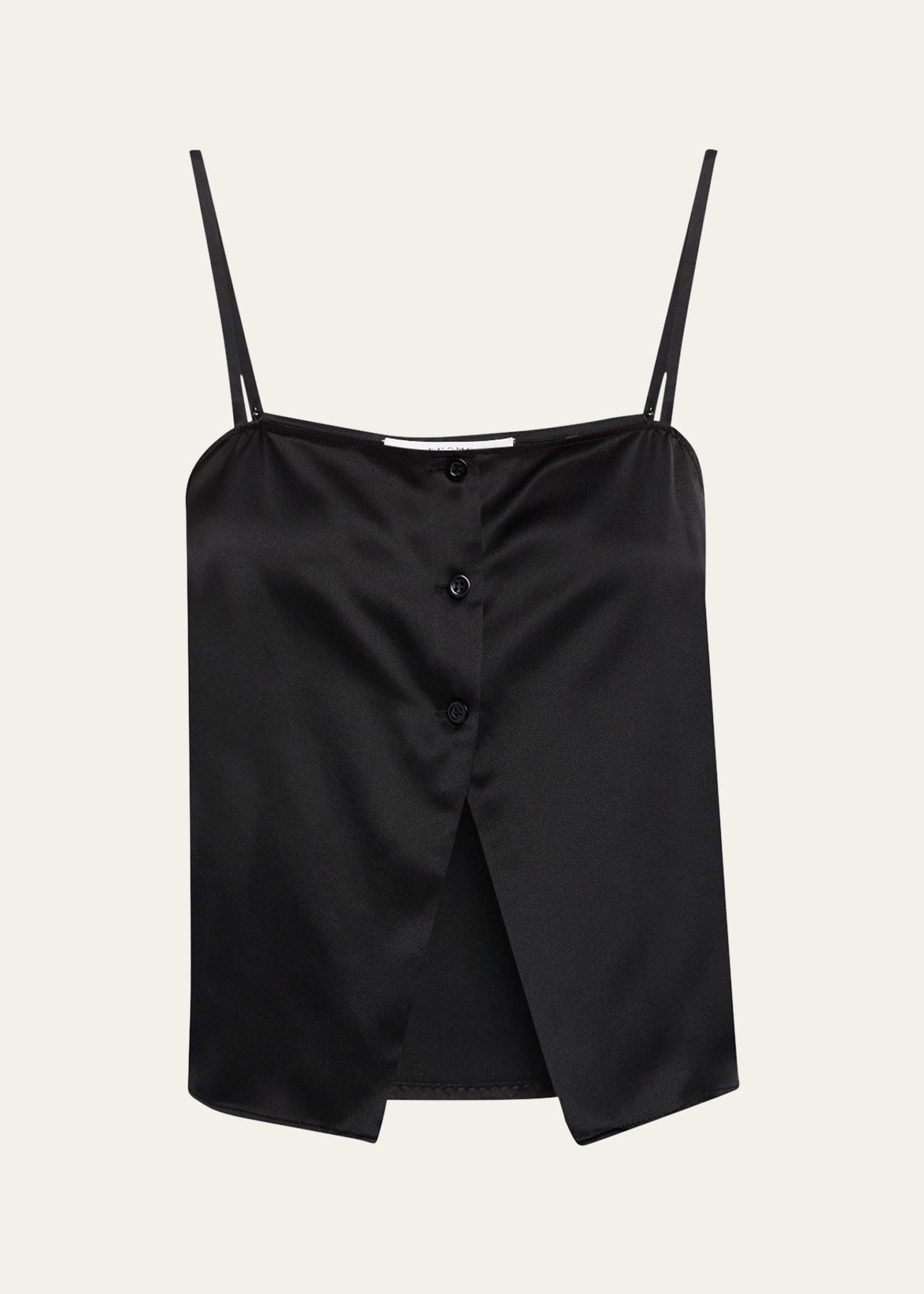 the silk button cami top