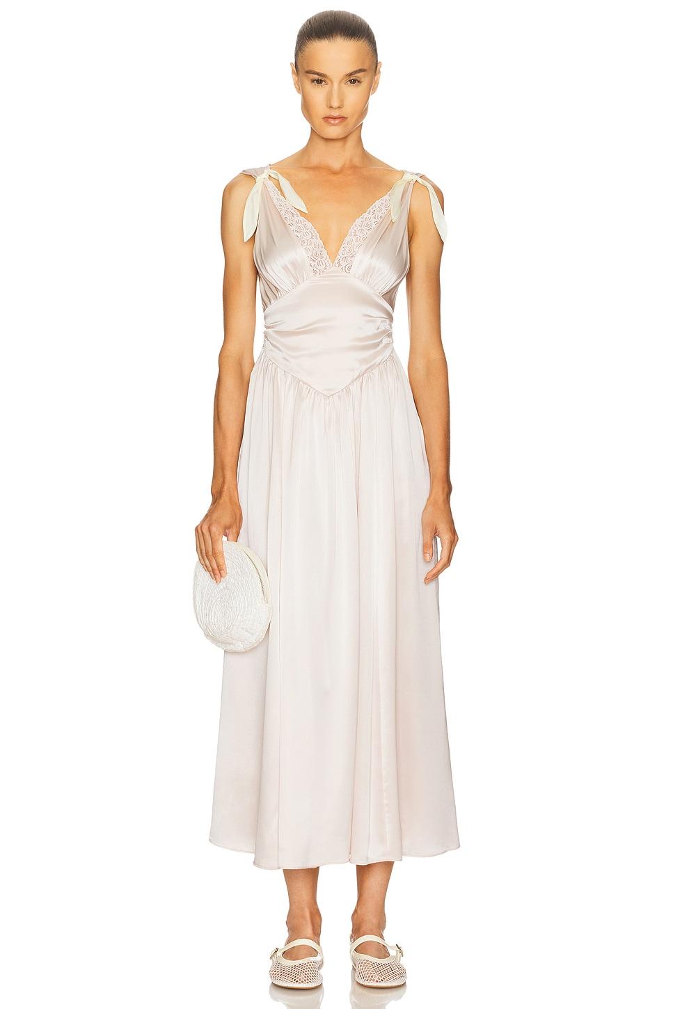 the silk celeste dress