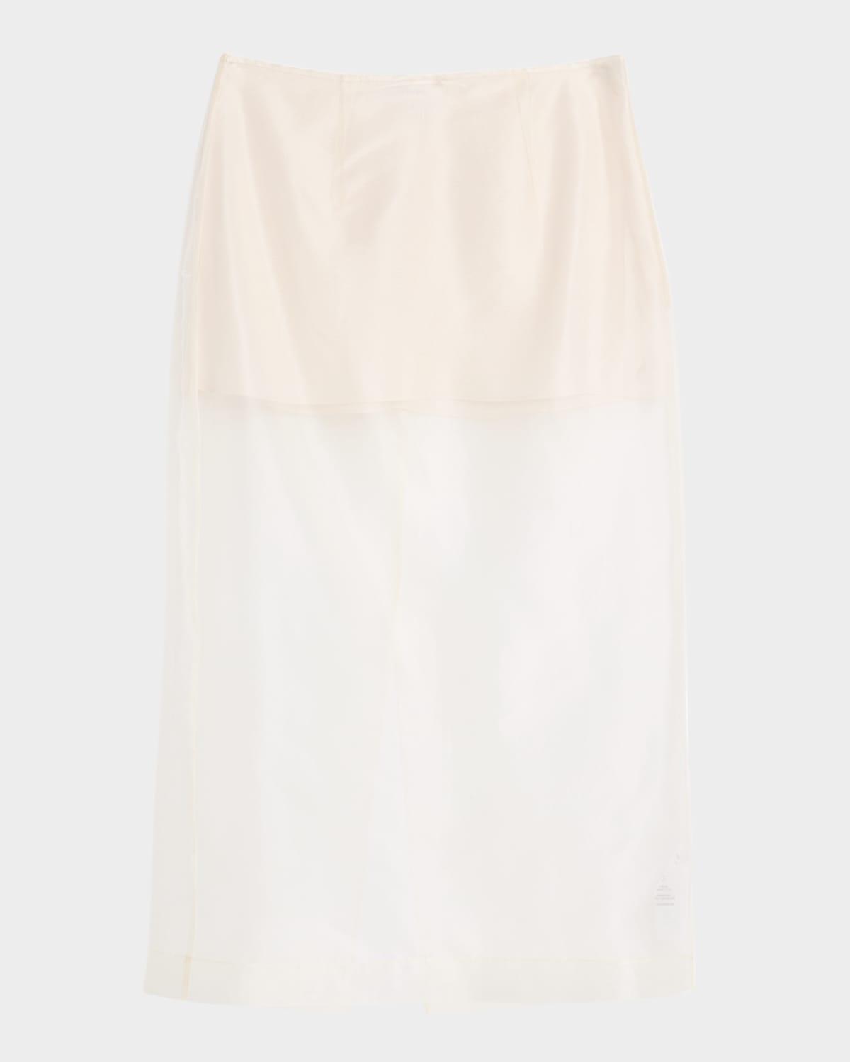 the silk organza skirt