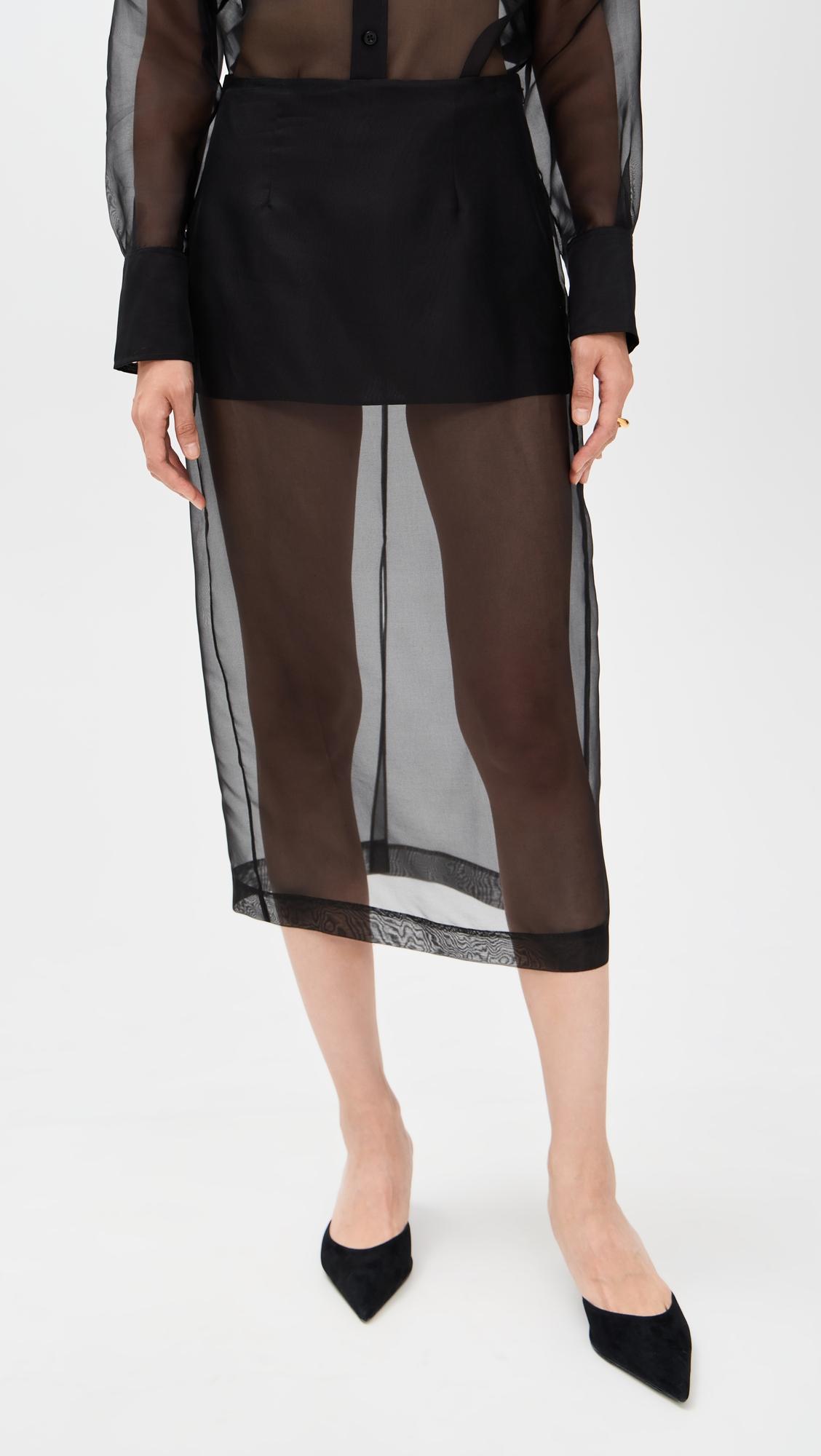 the silk organza skirt