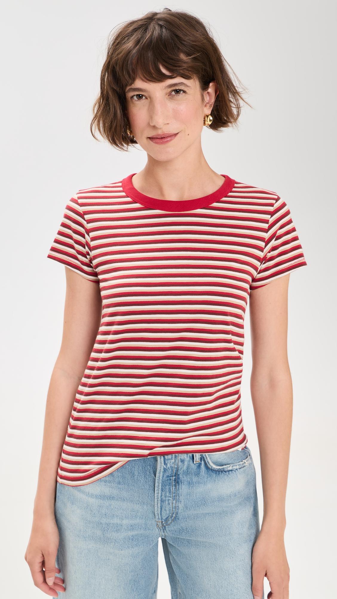 the slub striped tee