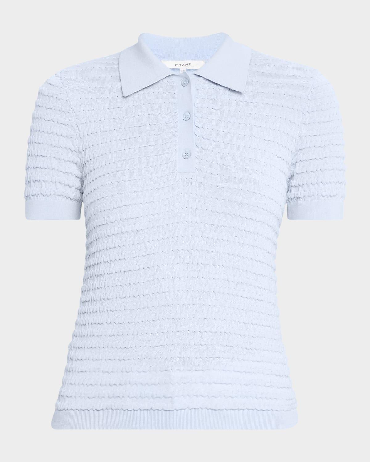 the smocked polo shirt