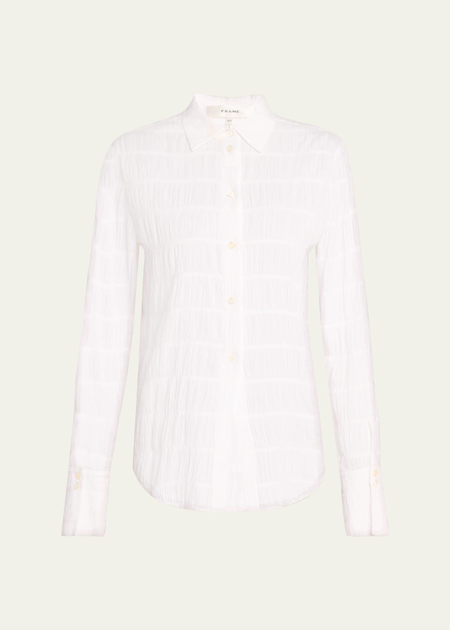 the smocked shirt