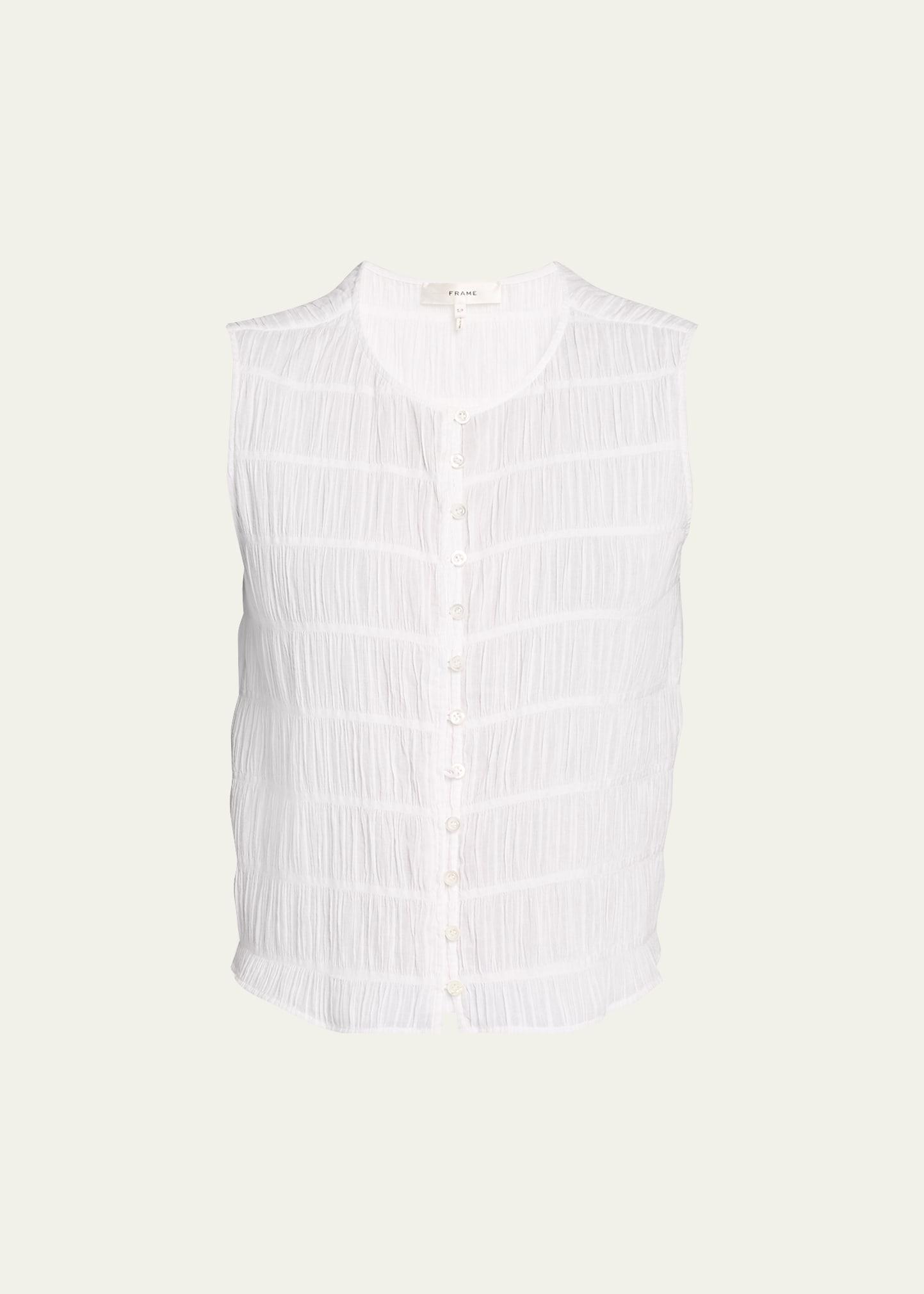 the smocked tank top