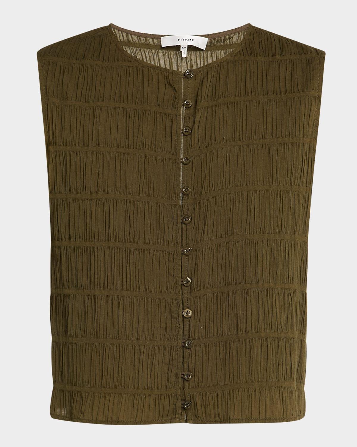 the smocked tank top