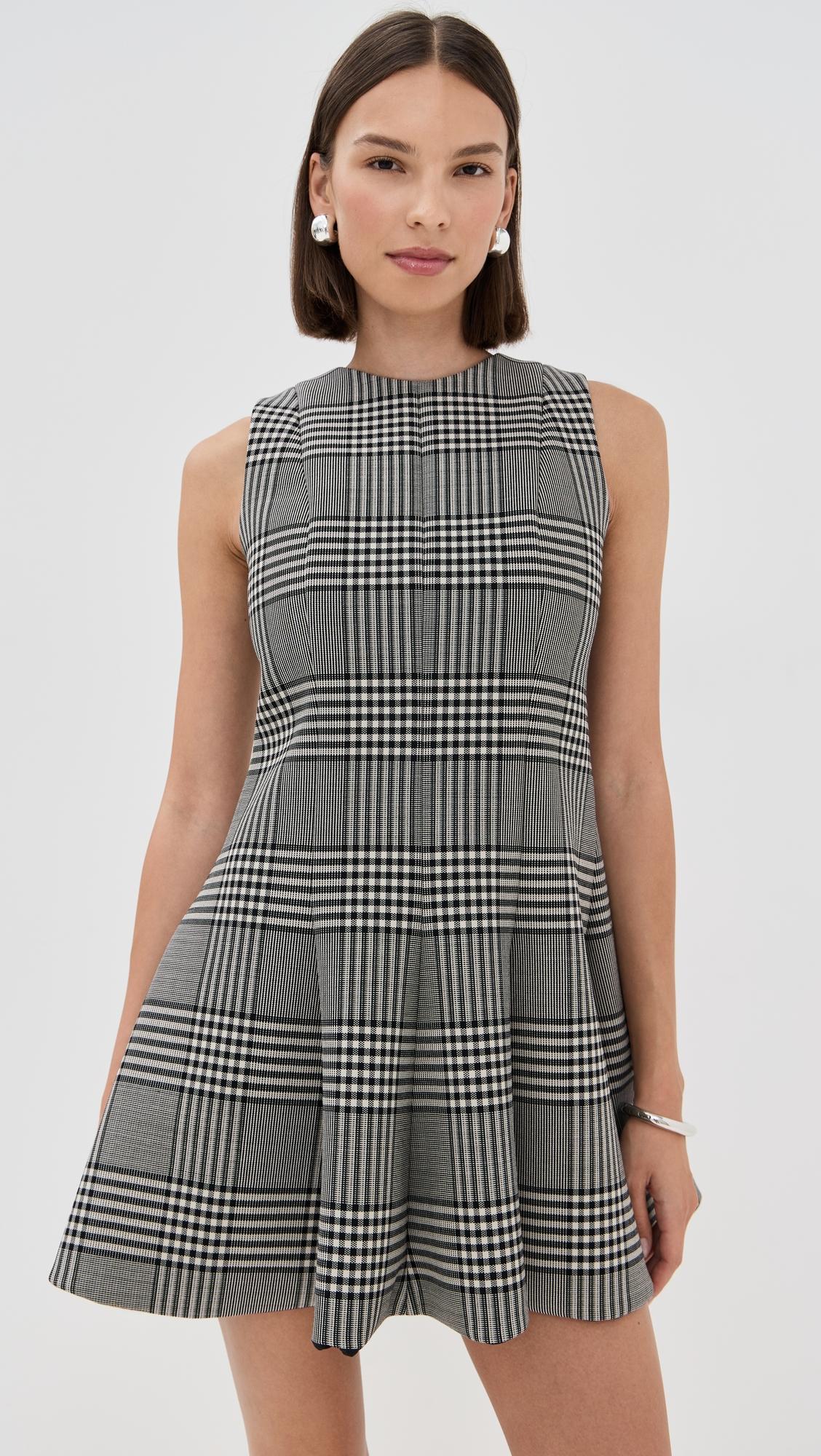 the sophie crew neck fitted mini dress