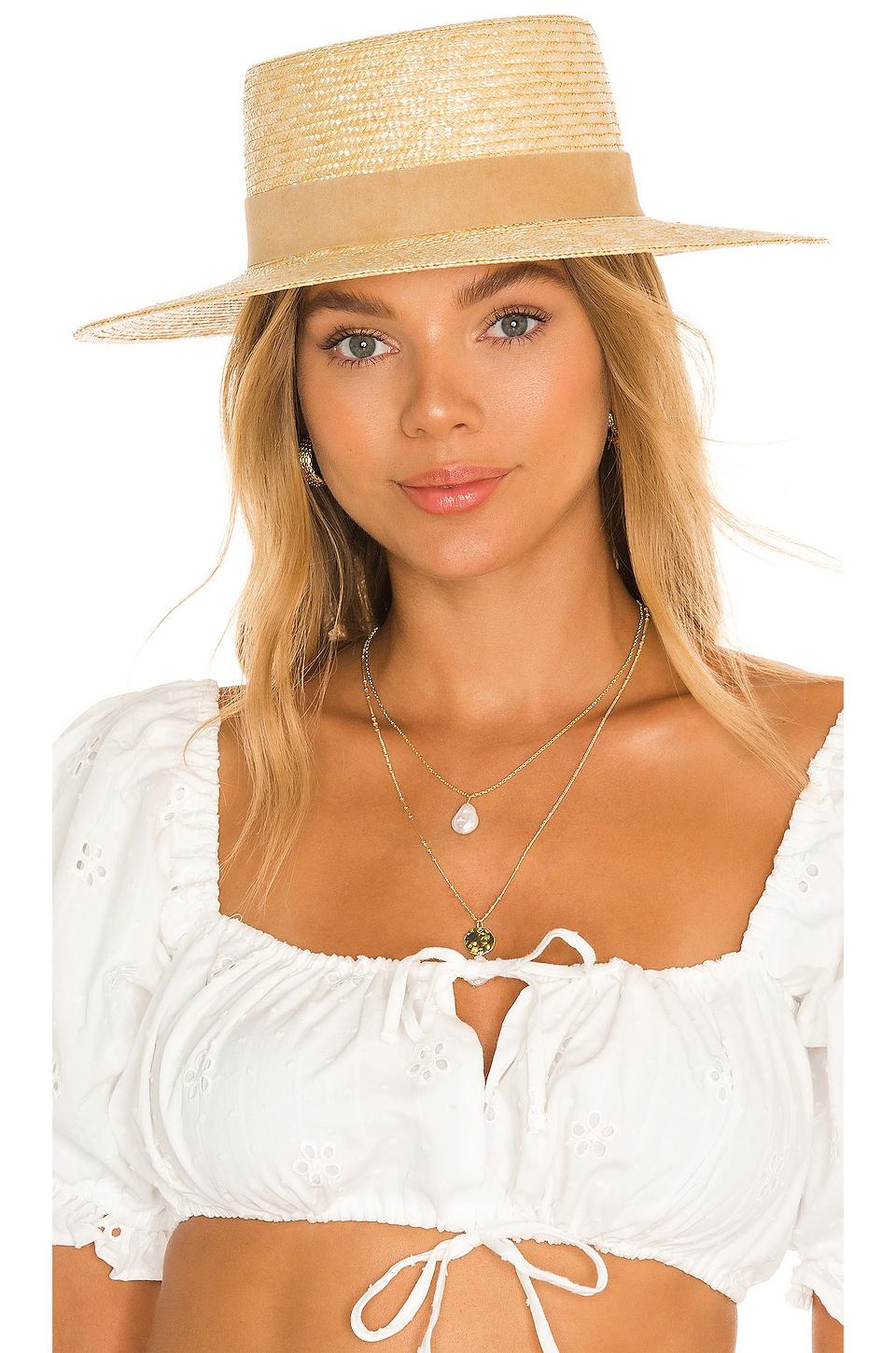 the spencer boater hat in natural