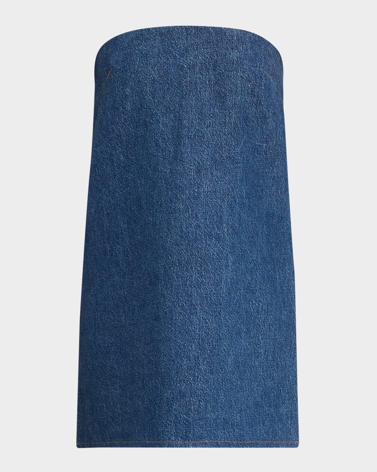 the strapless mini dress