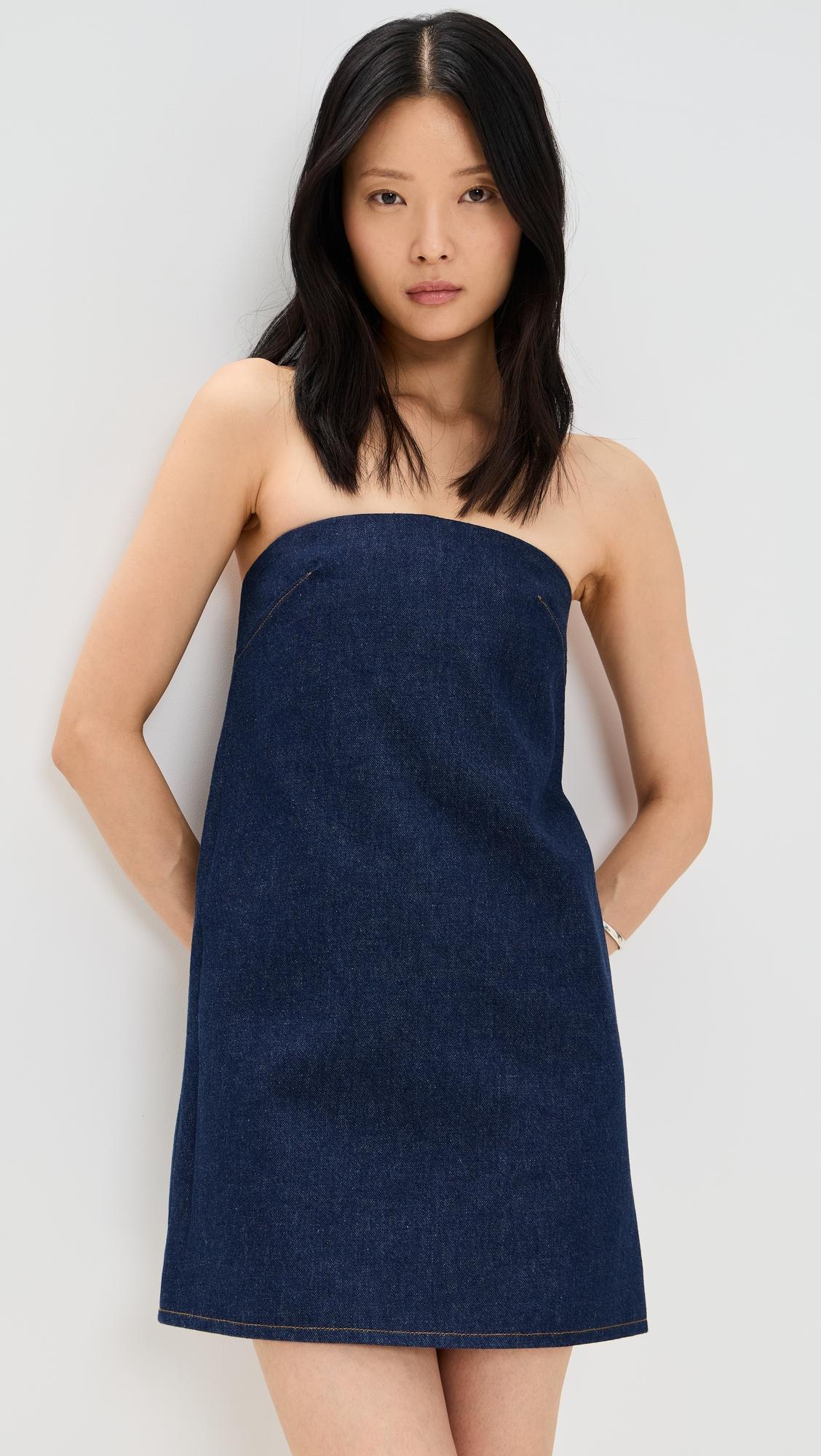 the strapless mini dress