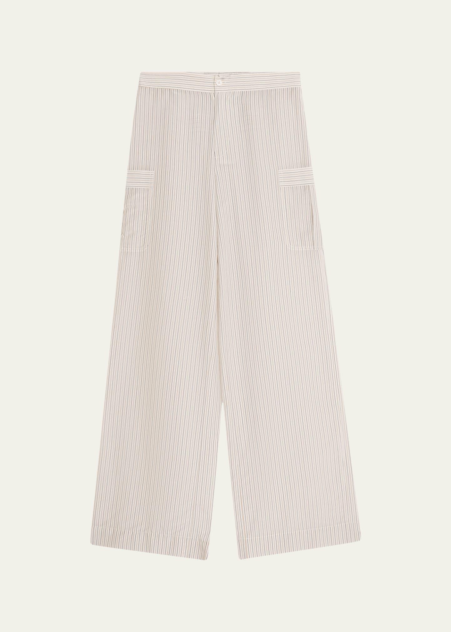 the stripe utility pants