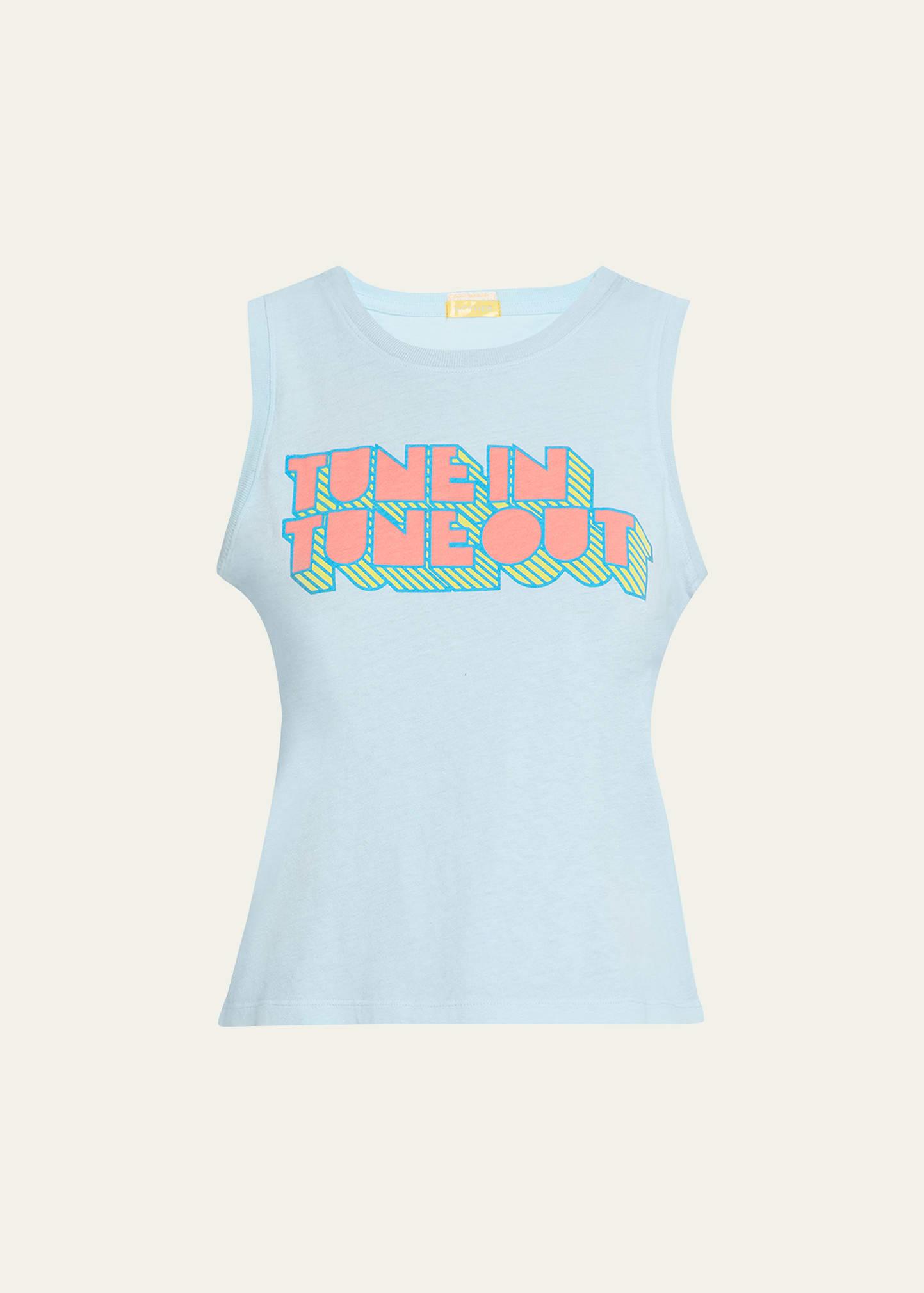 the strong and silent type tank top