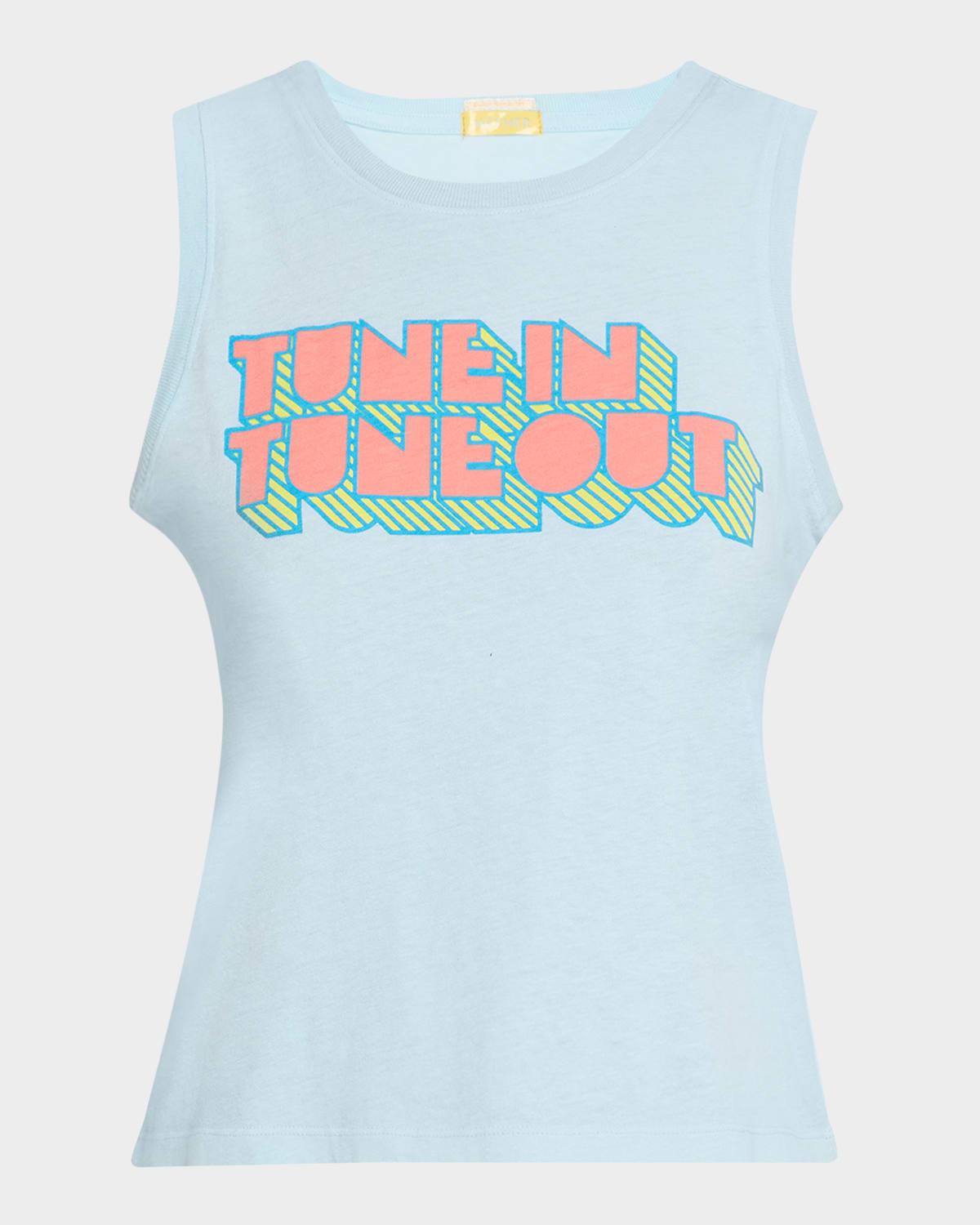 the strong and silent type tank top