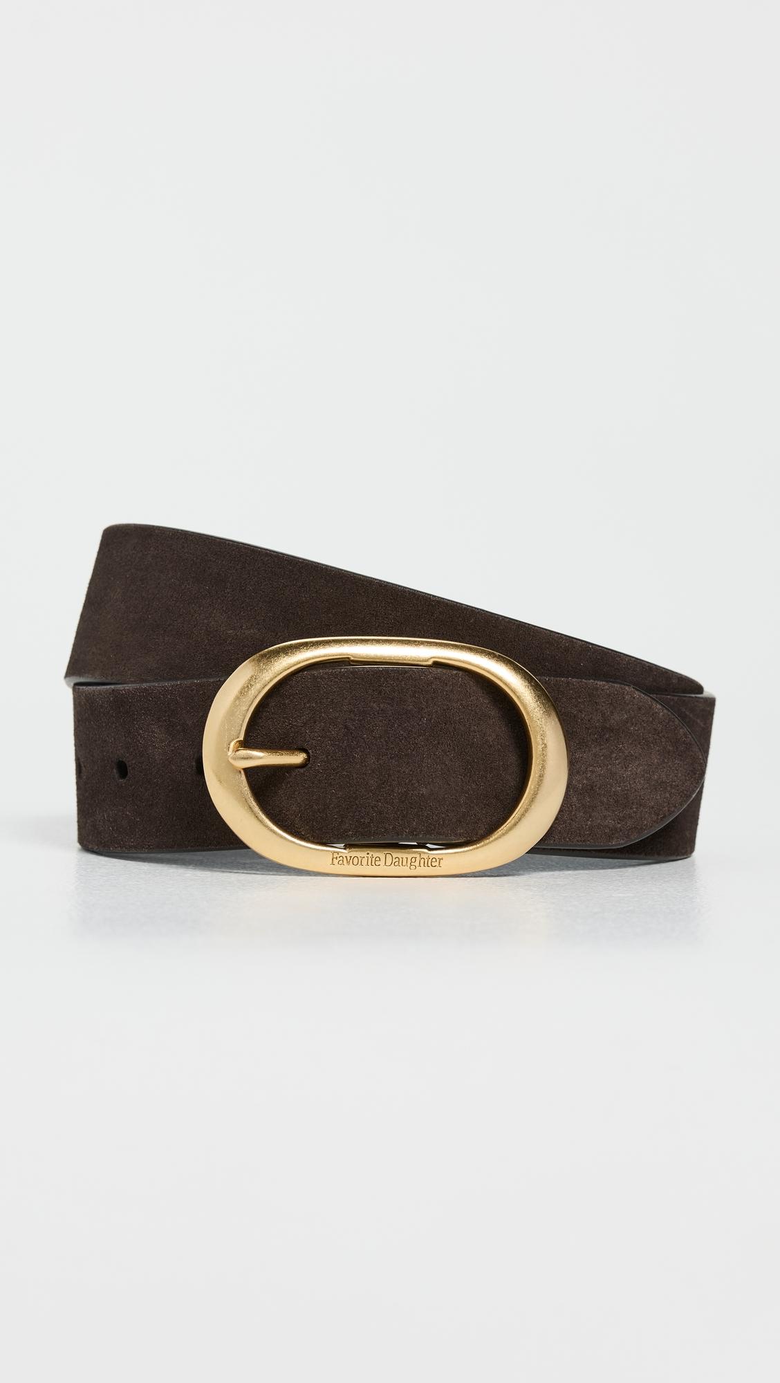 the suede jean belt