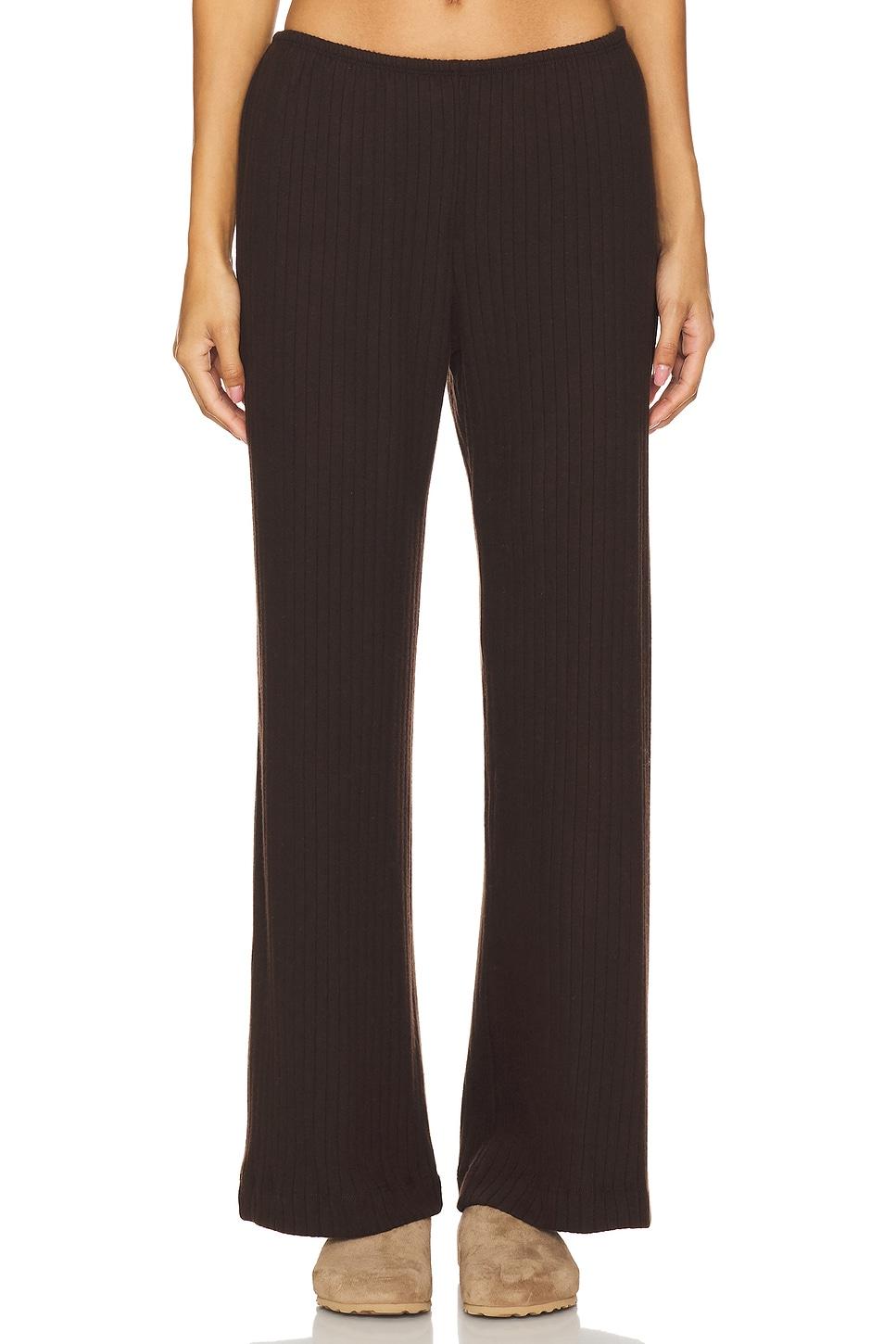 the sweater rib simple pant