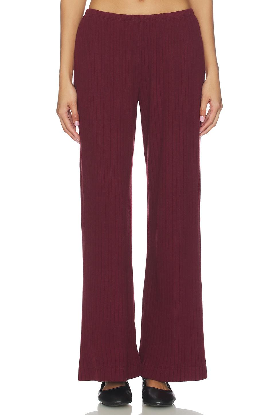 the sweater rib simple pant