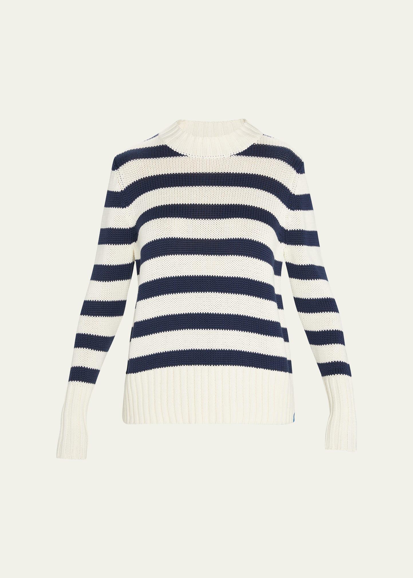 the tatum striped cotton sweater