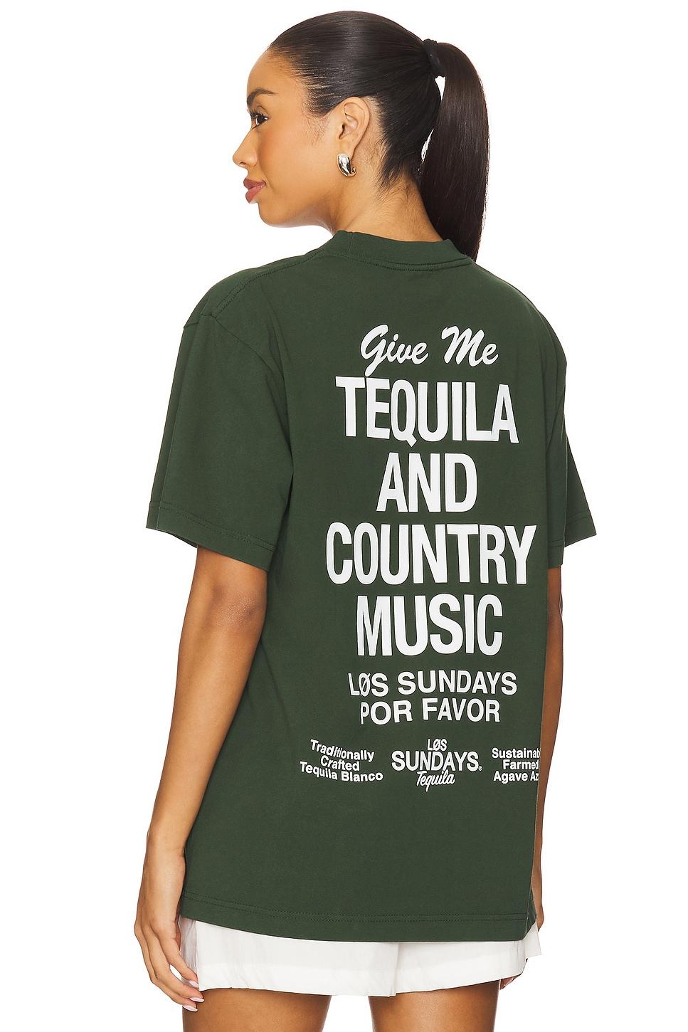 the tequila and country music tee