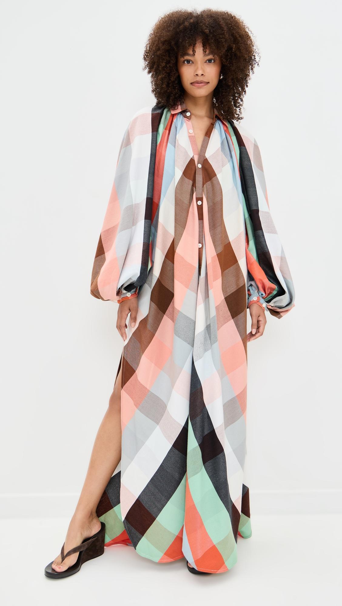 the touareg dress with balloon sleeve