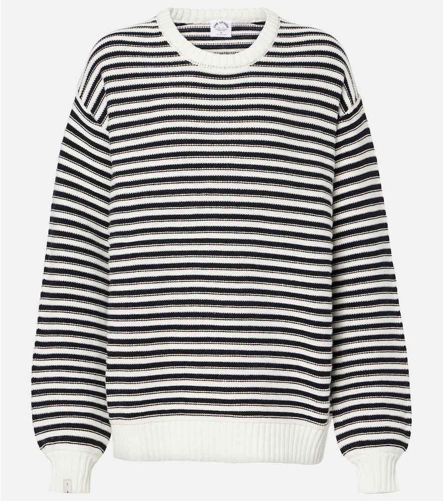 the upside boo striped cotton sweater