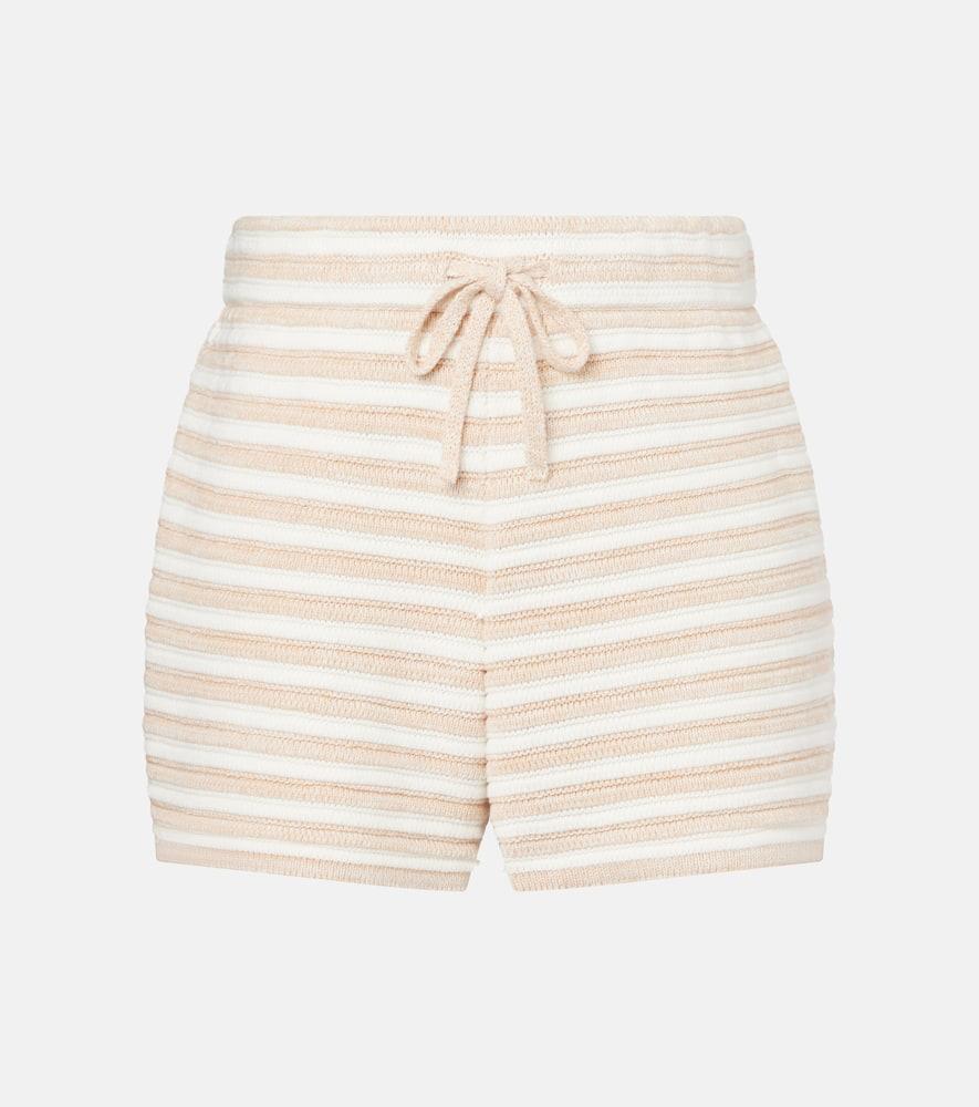 the upside canyon roller knitted cotton shorts