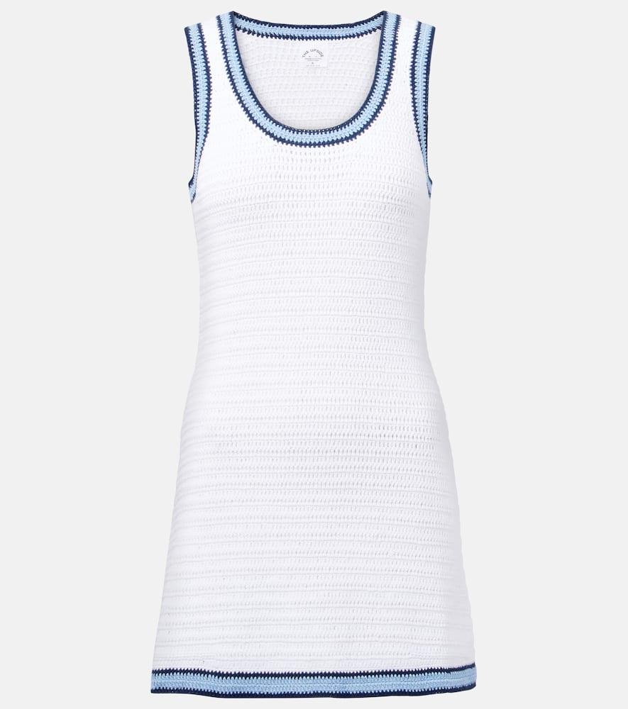the upside elsa crochet cotton minidress