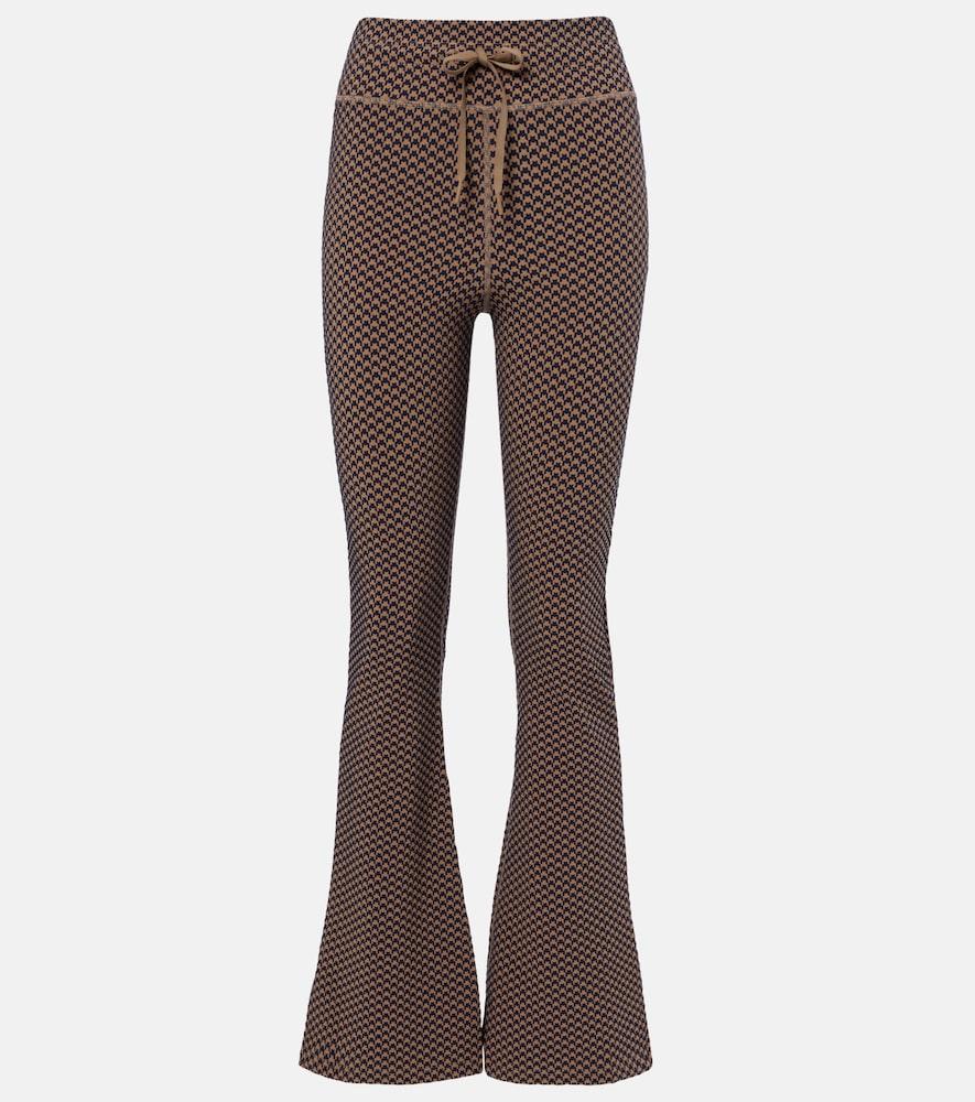 the upside houndstooth florence flared pants