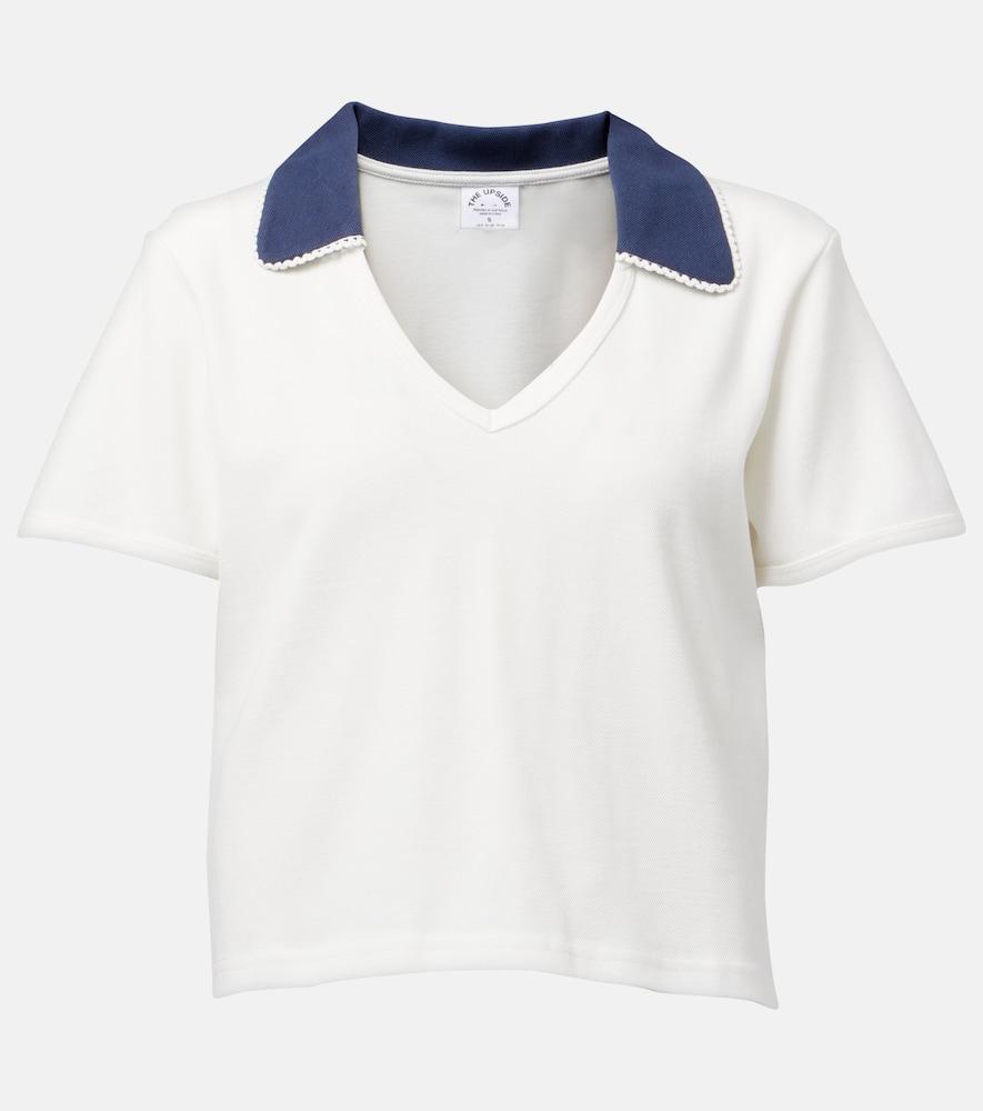 the upside jacobs cotton polo shirt
