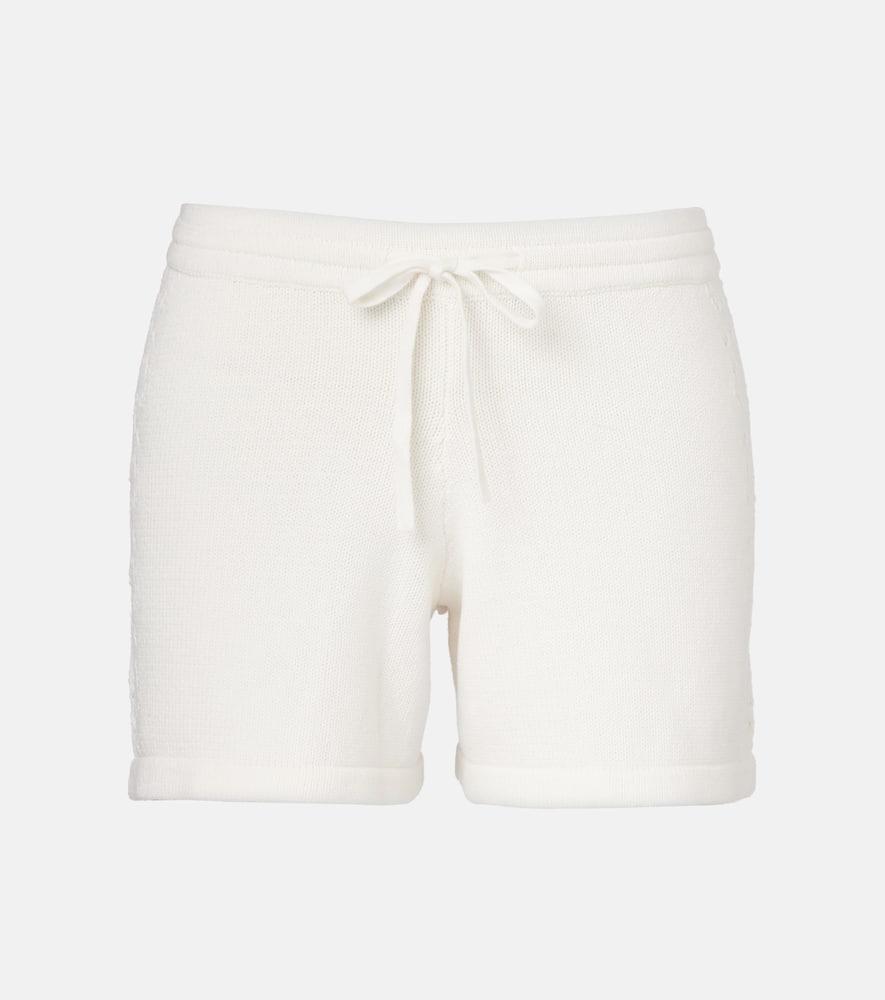 the upside lavalliere rosie knitted cotton shorts