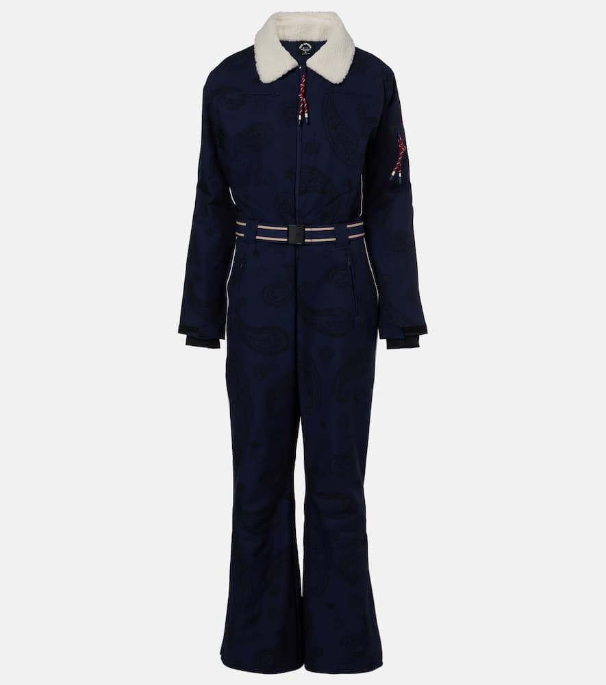 the upside paisley ski suit