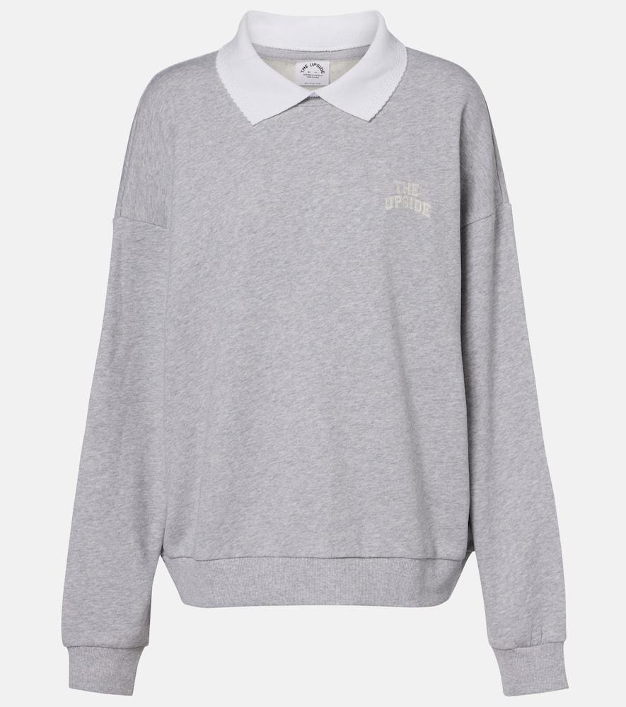 the upside pascal logo cotton sweatshirt