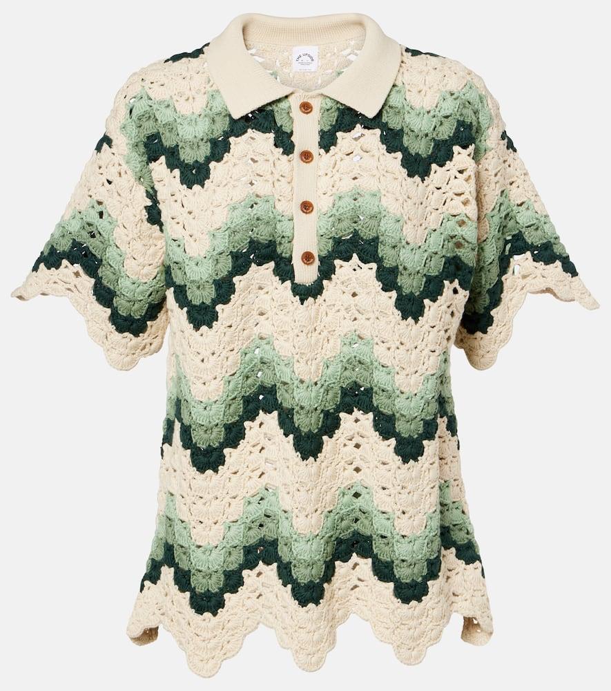 the upside tidal sagra cotton crochet top