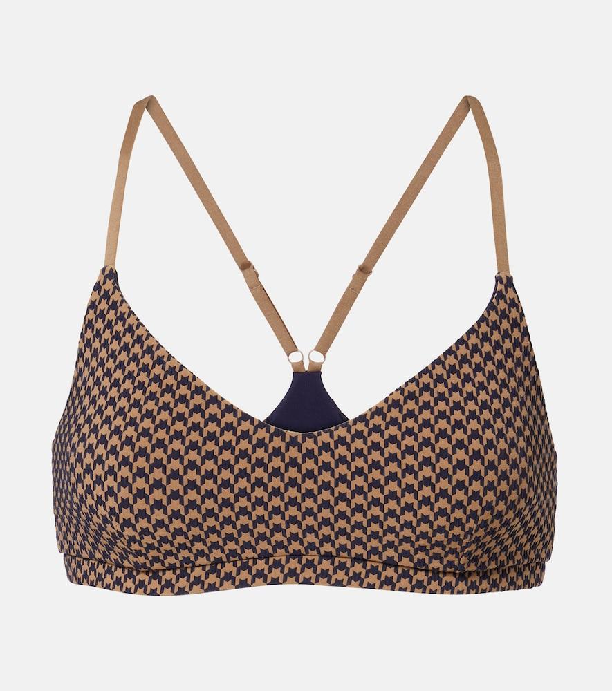 the upside zoe houndstooth sports bra