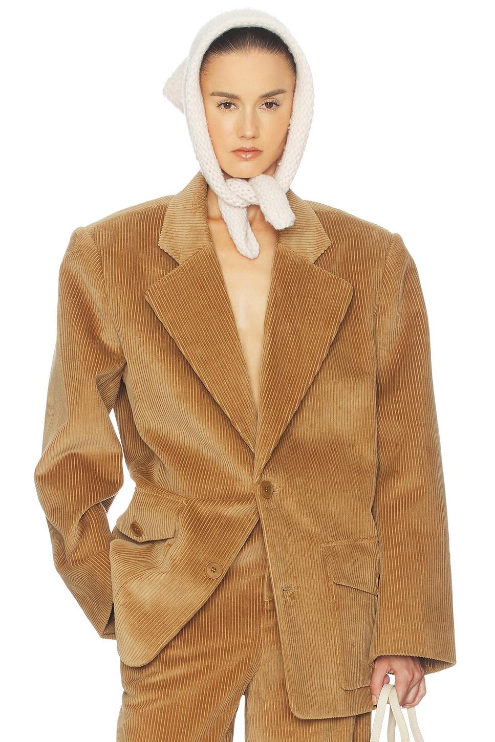 the very oversized blazer in corduroy