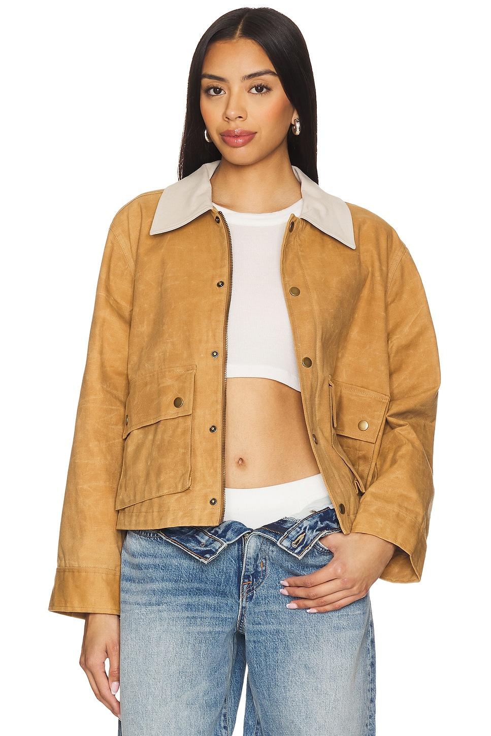 the waxed swingy jacket