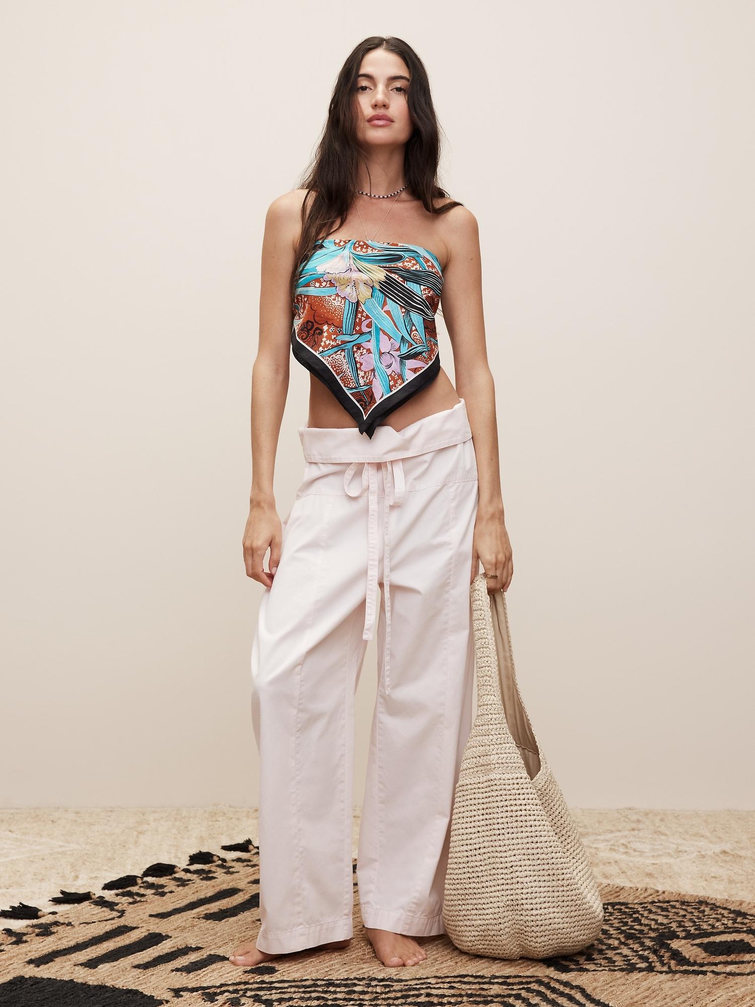 the white lotus oversized fisherman pant