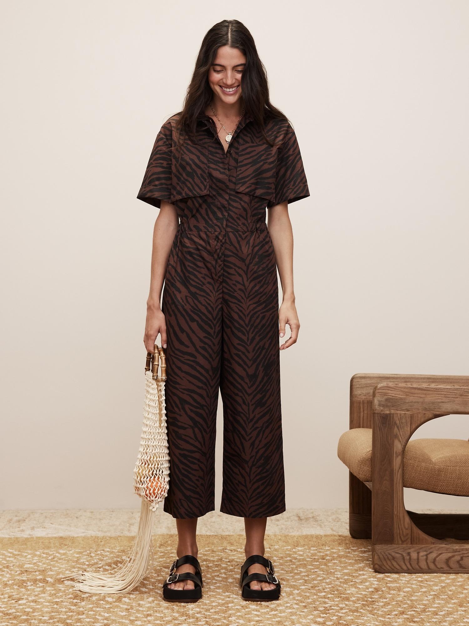the white lotus poplin utility jumpsuit