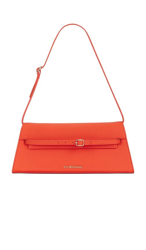 the wolf gang anoki shoulder bag in orange.