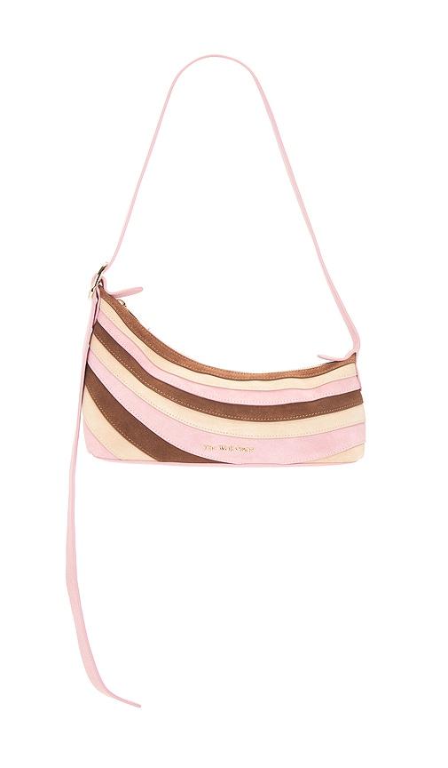the wolf gang santo shoulder bag in pink.