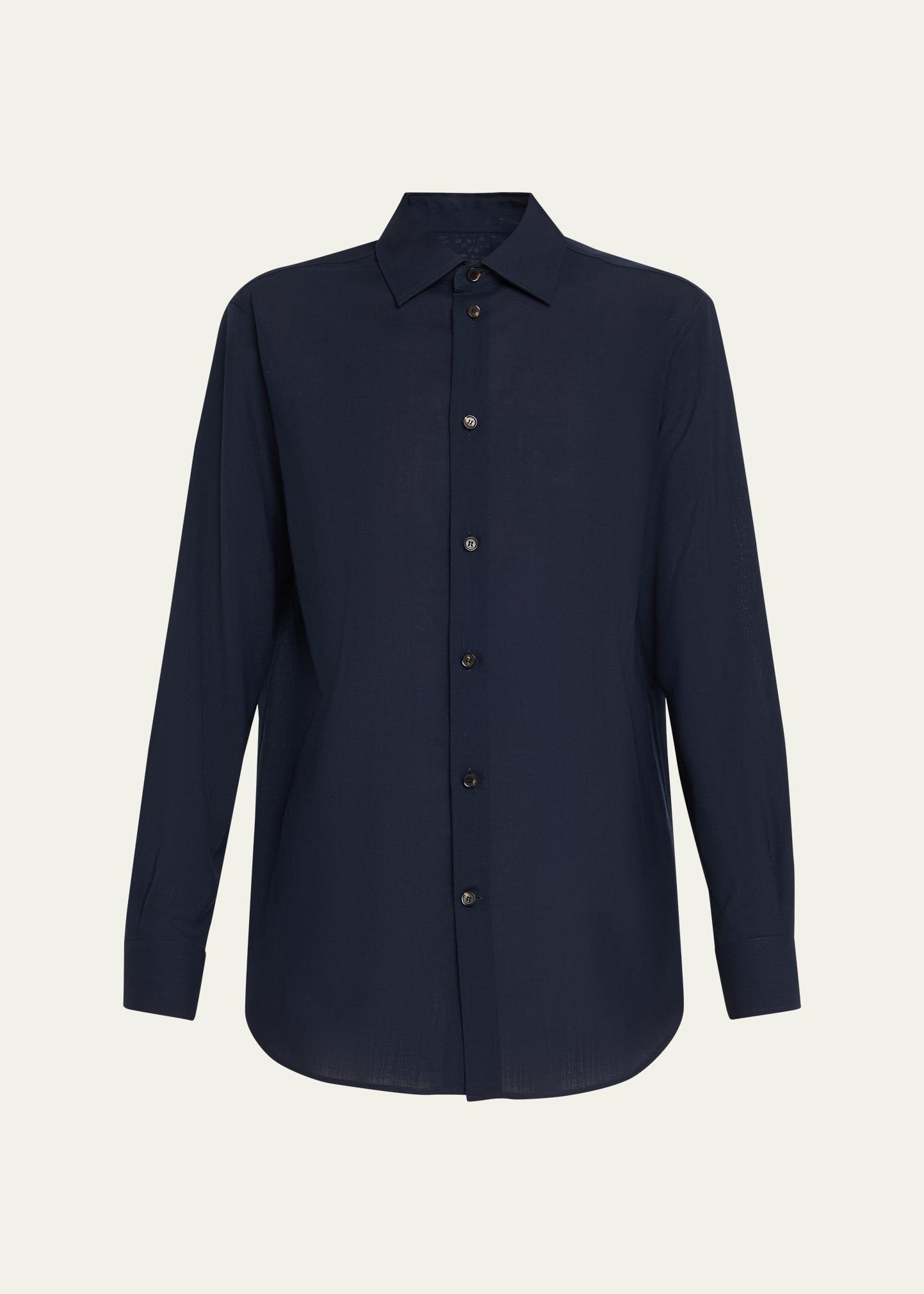 thea button-down wool shirt