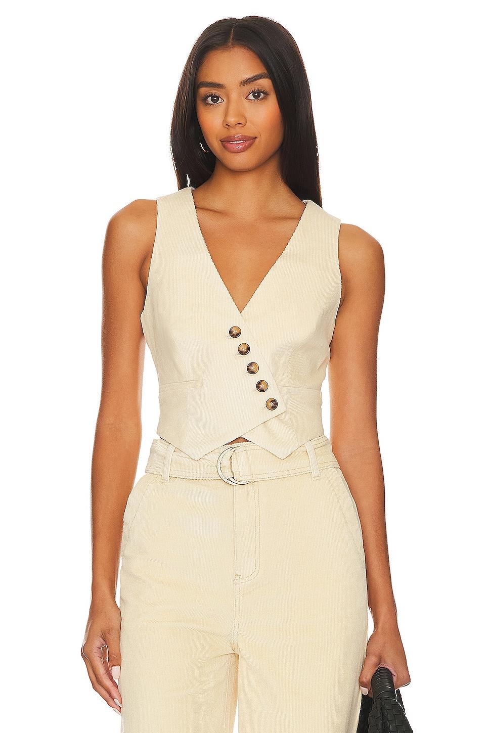 thea cord waistcoat