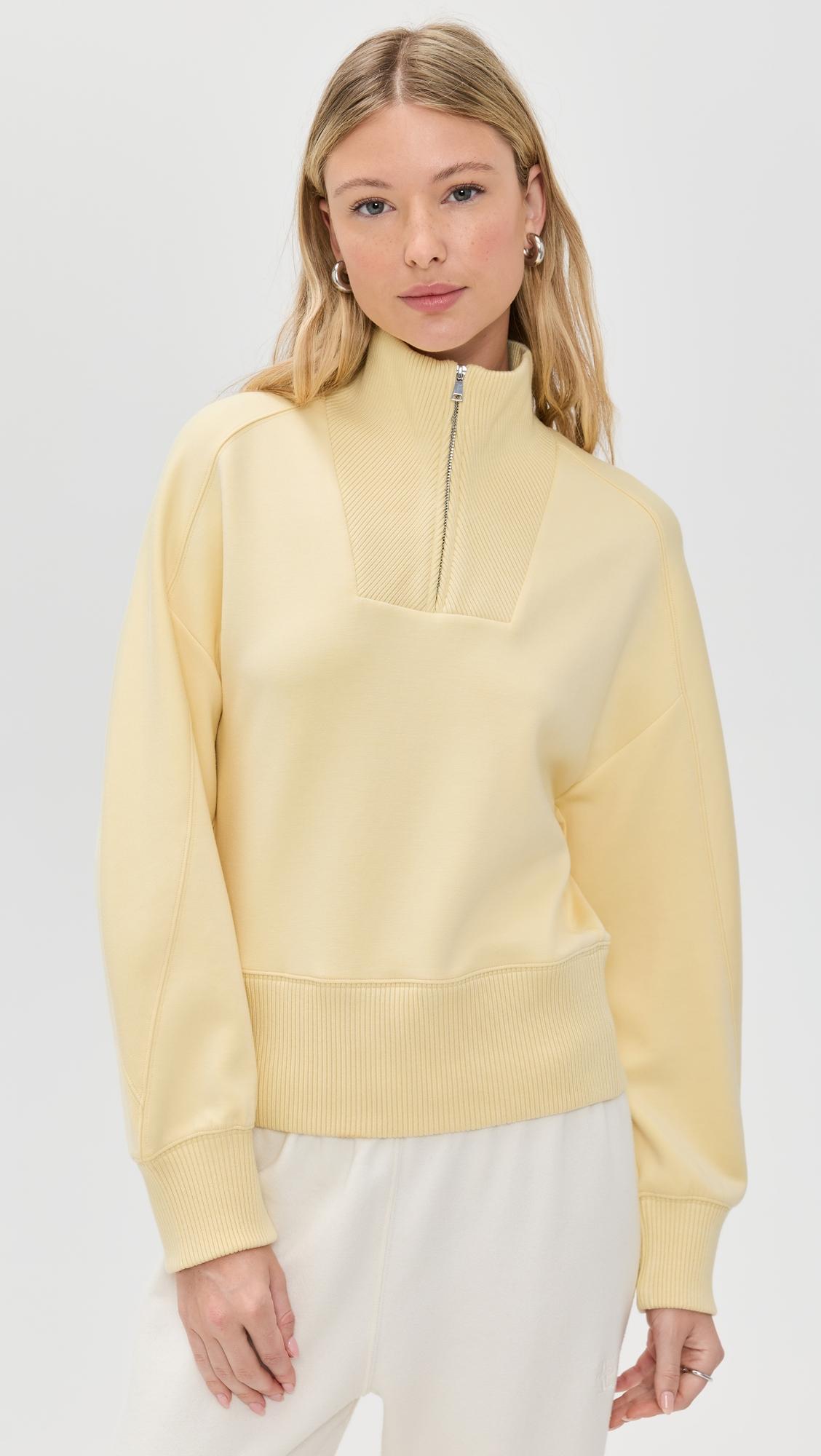 thea quarter-zip pullover