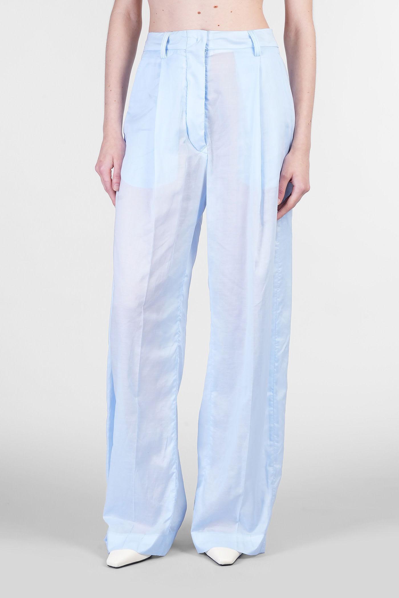 thelatest billie 3111 pants in cyan cotton