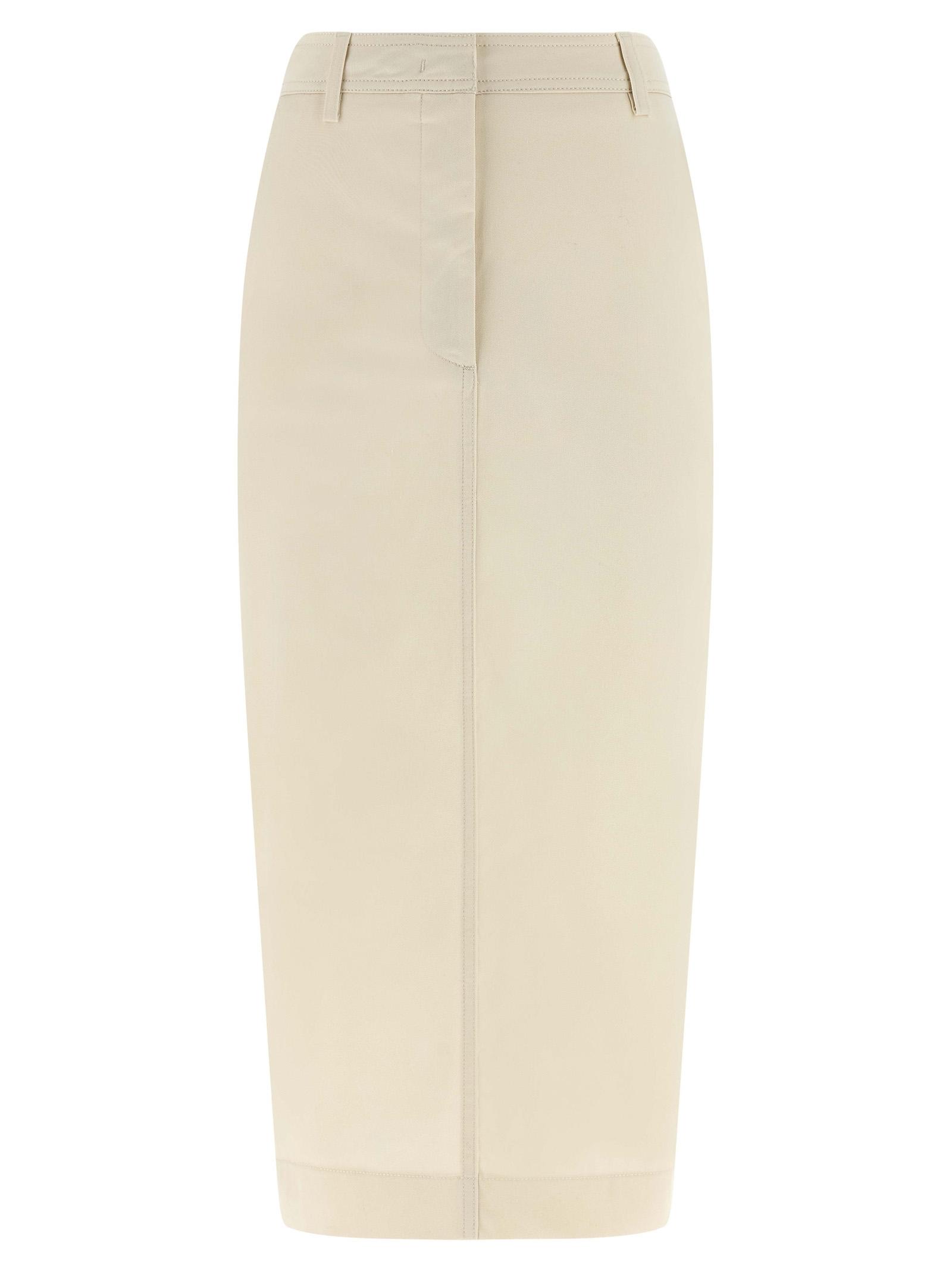 thelatest donna skirt white cotton - women